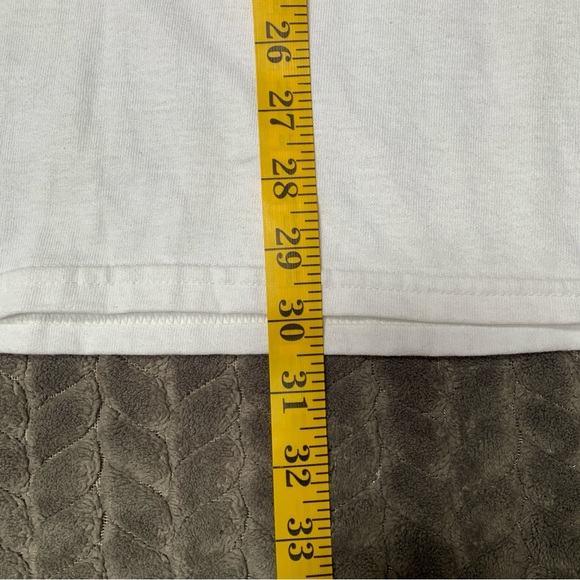 Death Row Records T Shirt Mens Large White Red Short Sleeve 100% Cotton - Picture 5 of 5